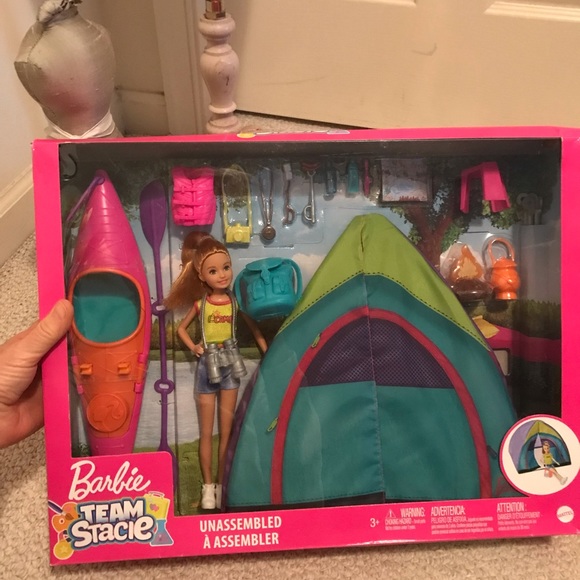 Barbie Let's Camp Et Stacie - 2001 - #29337 - Corps Et Tête TB - Stacie Manque Cheveux